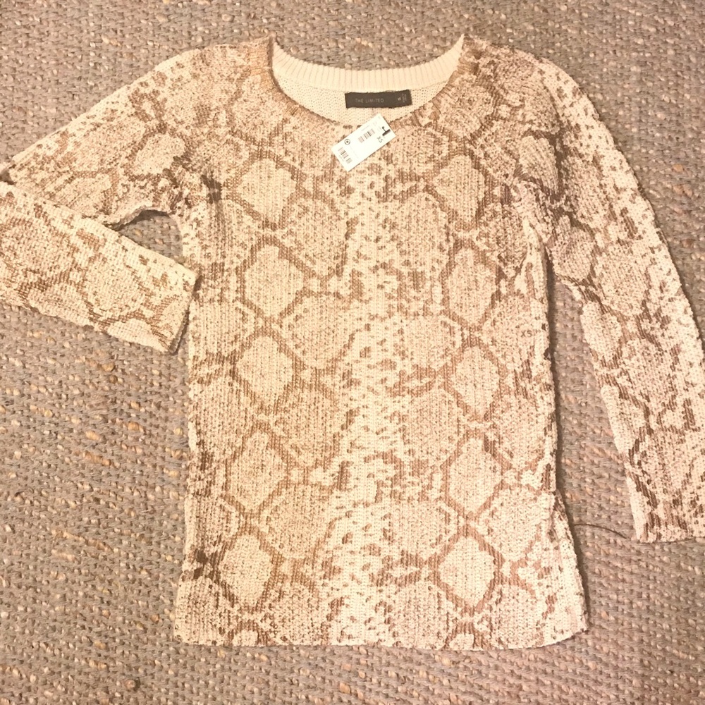 Snake Print Sweater